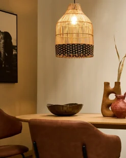 Lampadario GILO Rattan Naturale