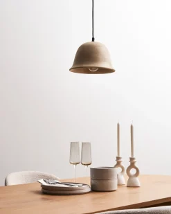 Lampadario GOIKA Legno di mango Marrone chiaro