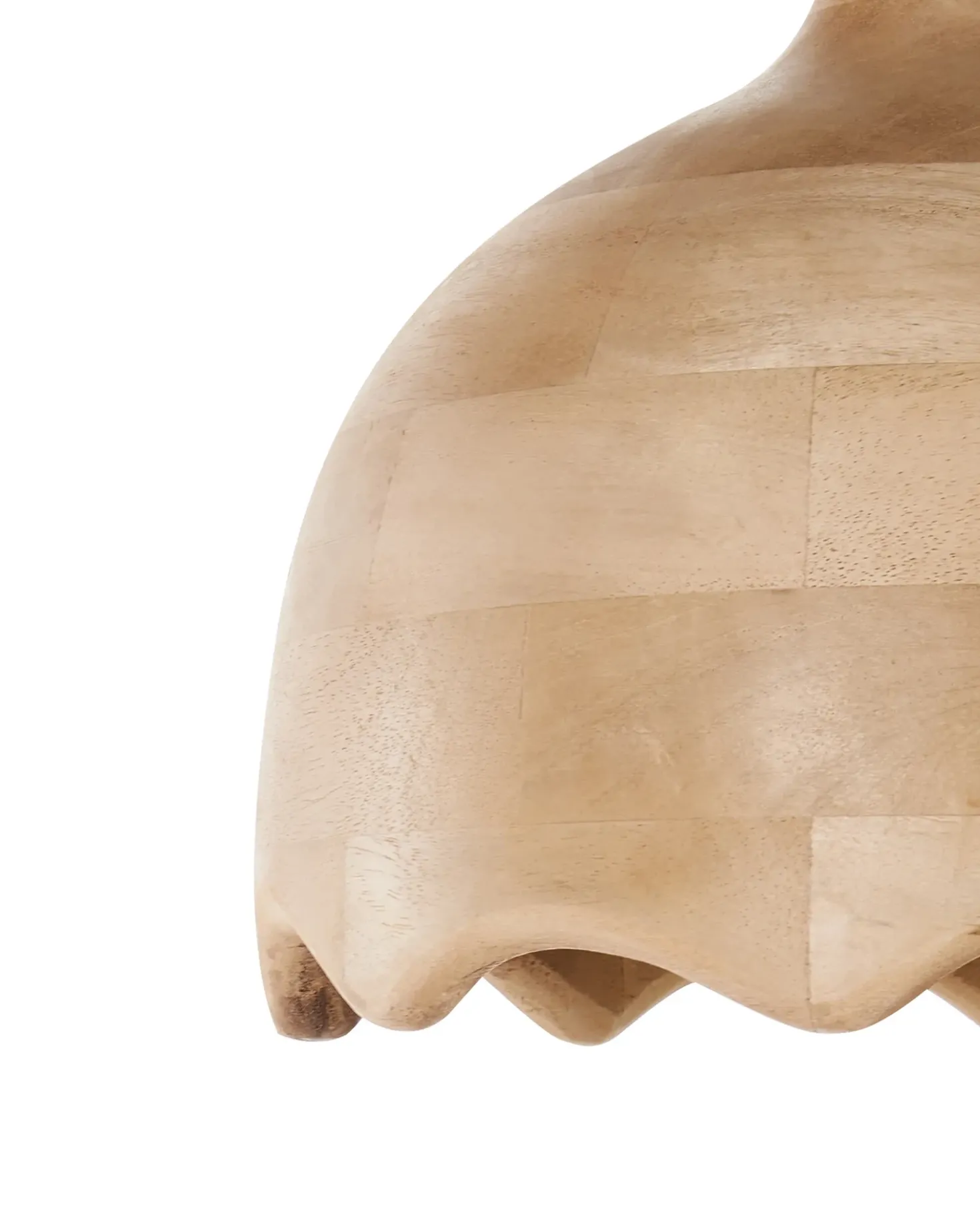 Lampadario GOMATI Legno di mango Marrone chiaro