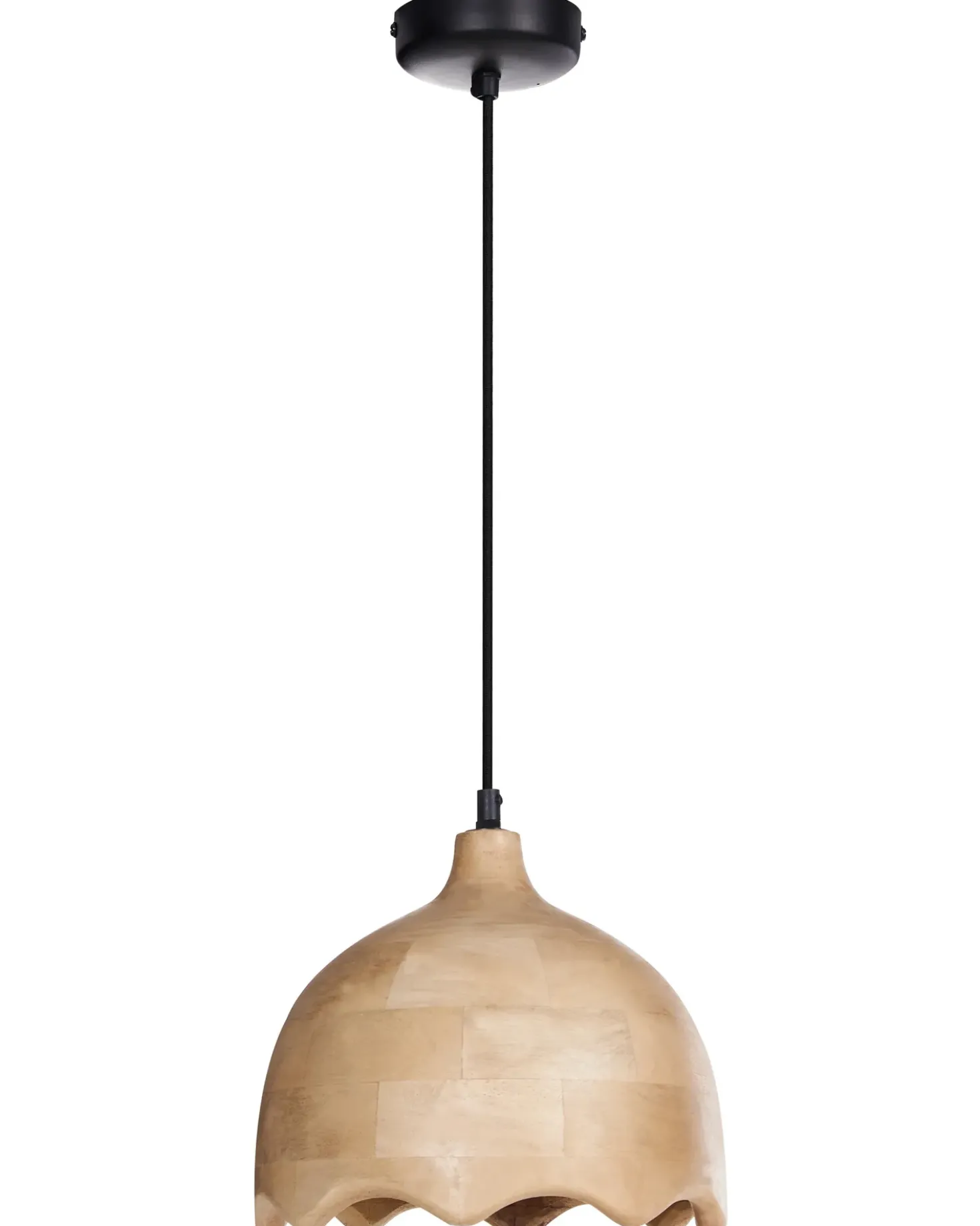 Lampadario GOMATI Legno di mango Marrone chiaro