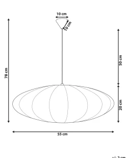 Lampadario GUACARA Bianco sporco