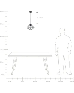 Lampadario GUAM Metallo Nero