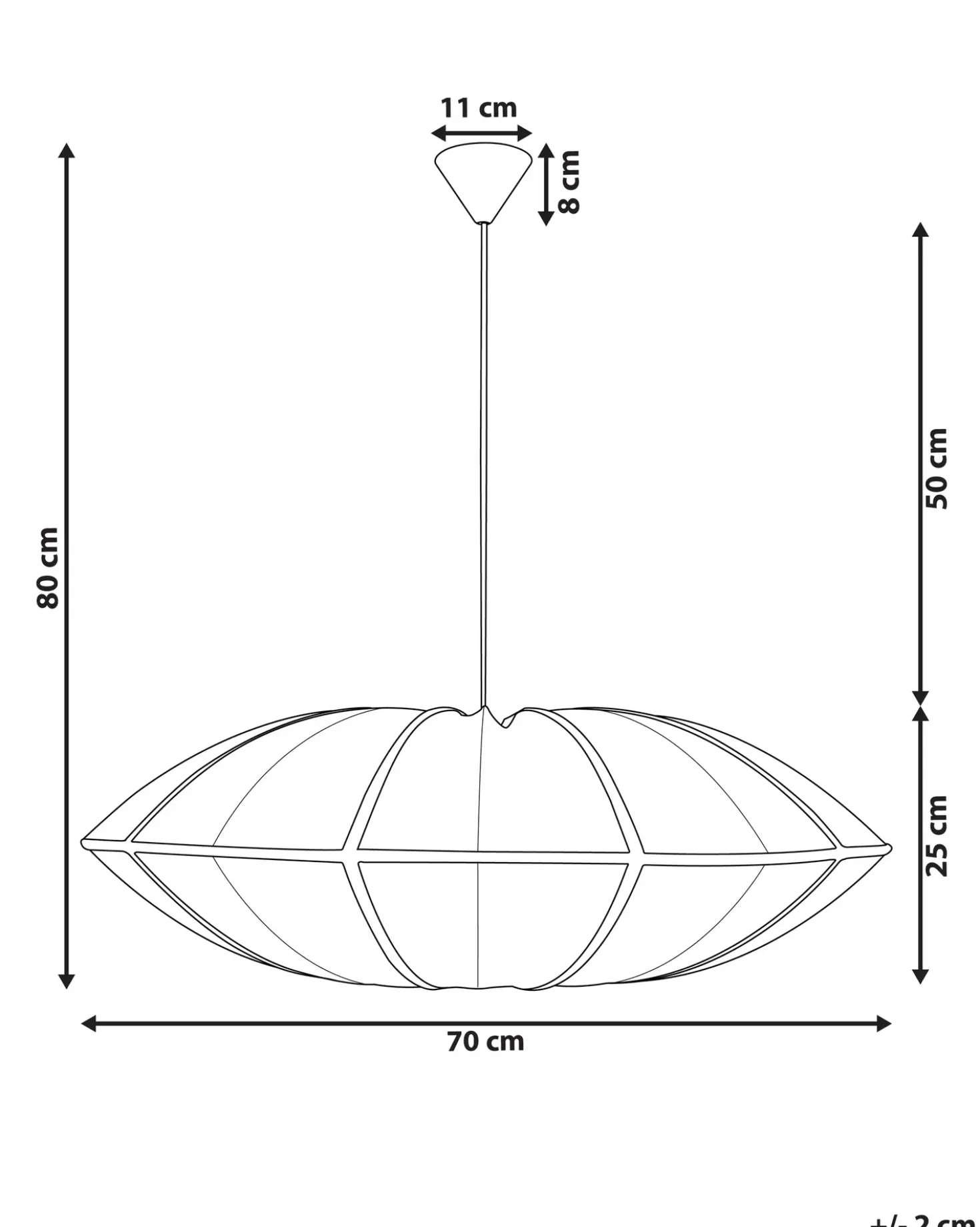 Lampadario GUASARE Bianco