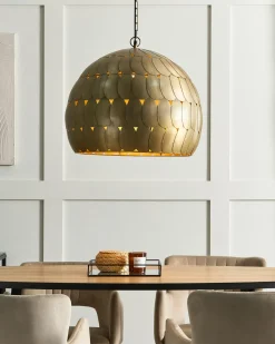 Lampadario HARANGI Metallo Ottone