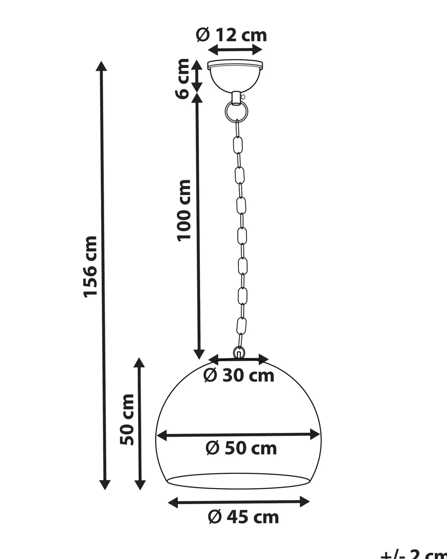 Lampadario HARANGI Metallo Ottone