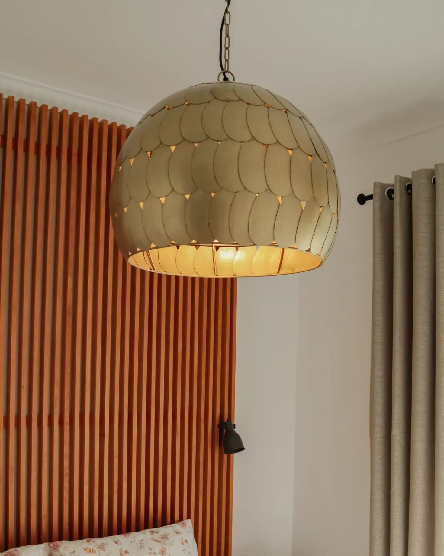 Lampadario HARANGI Metallo Ottone
