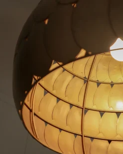 Lampadario HARANGI Metallo Ottone