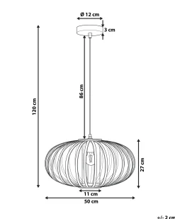Lampadario HAVEL Bambù Marrone chiaro