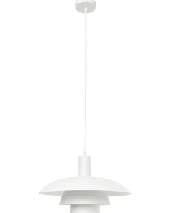 Lampadario HILBA Metallo Bianco