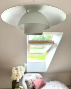 Lampadario HILBA Metallo Bianco
