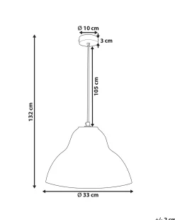 Lampadario KABALEBO Cartapesta Grigio
