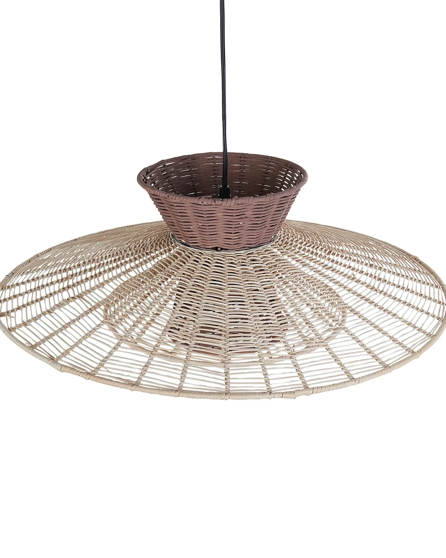 Lampadario KABOMPO Rattan Marrone
