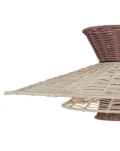Lampadario KABOMPO Rattan Marrone