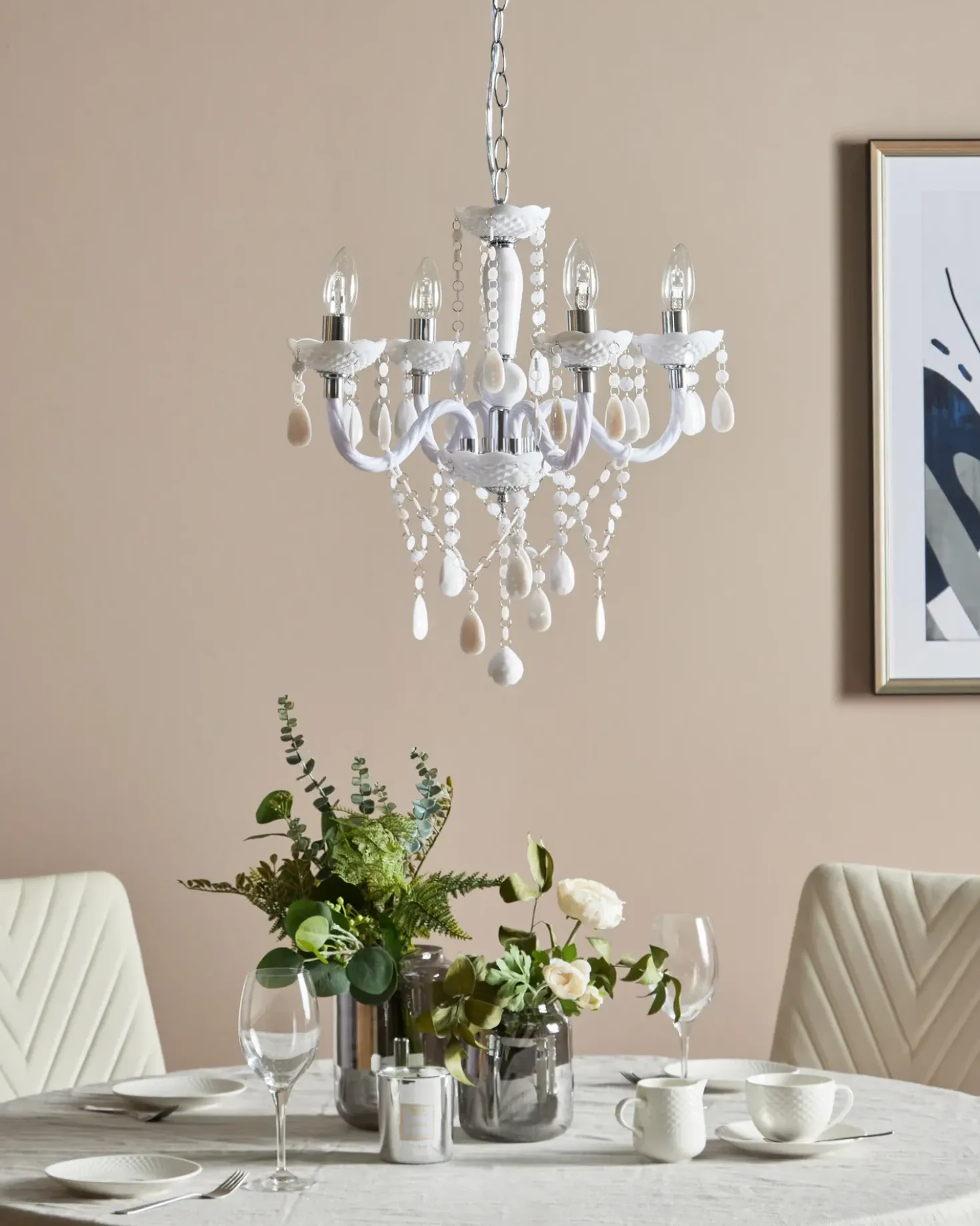 Lampadario KALANG Bianco