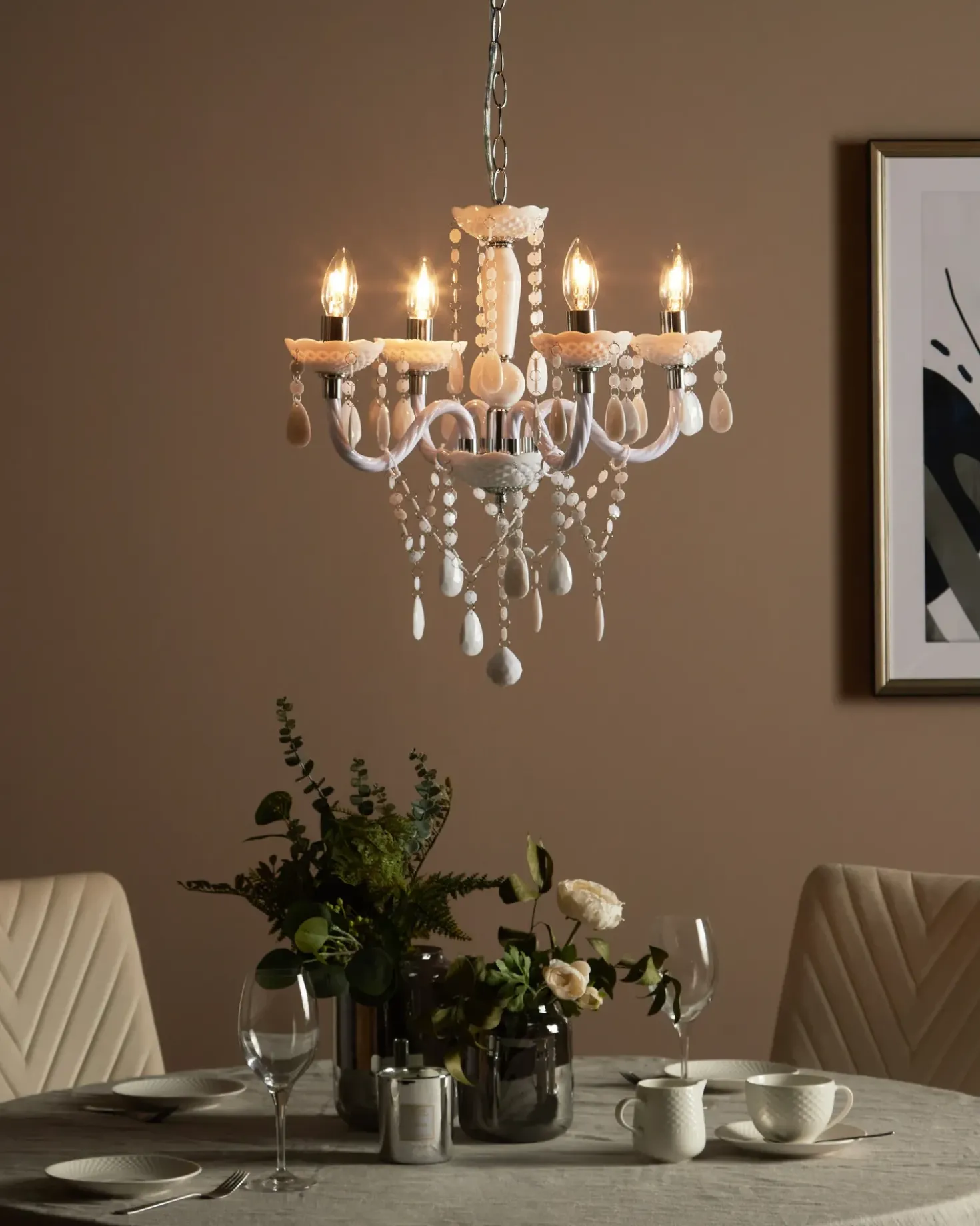 Lampadario KALANG Bianco