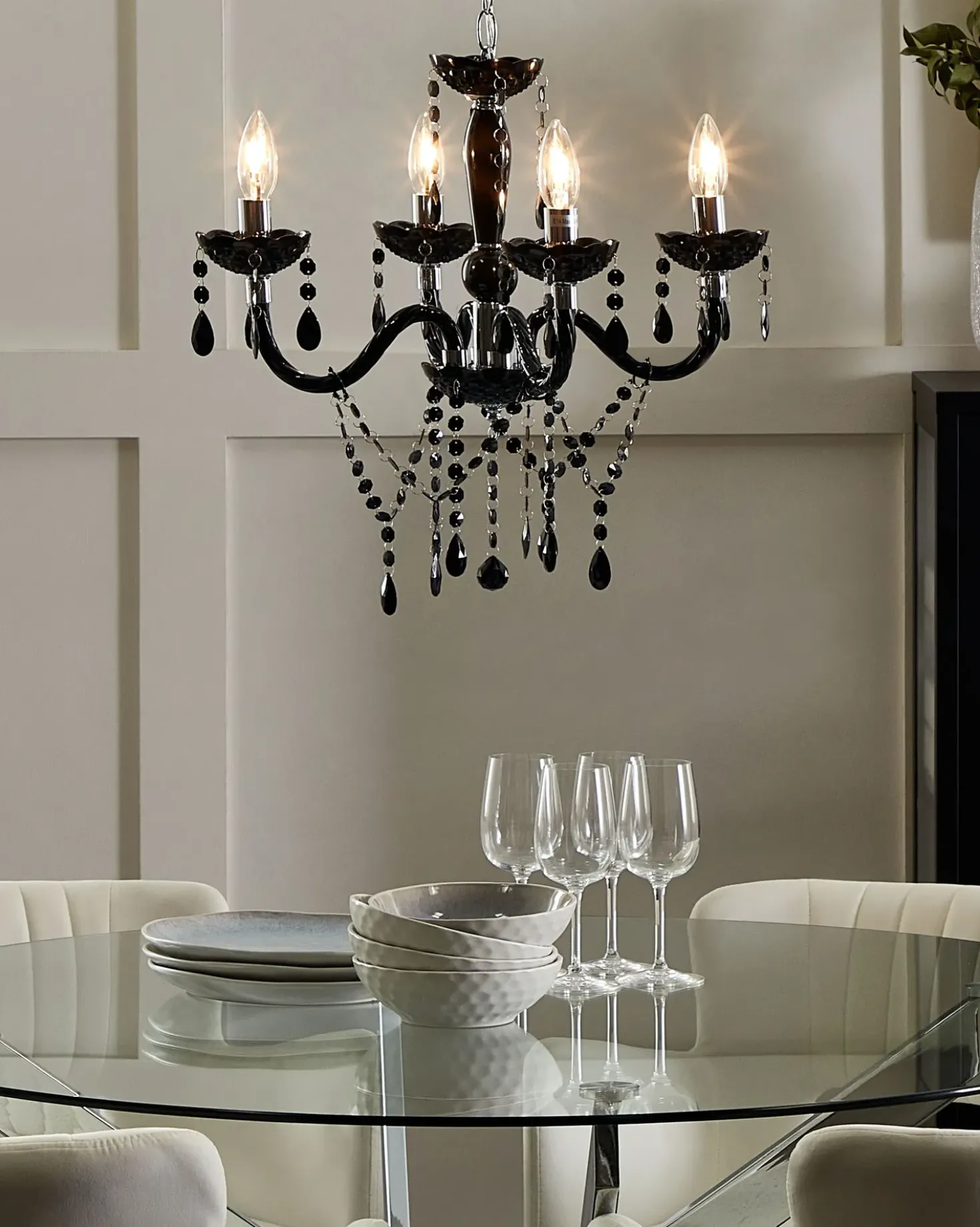 Lampadario KALANG Nero