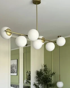 Lampadario KARLA Metallo Oro