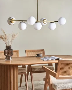 Lampadario KARLA Metallo Oro