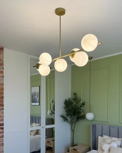 Lampadario KARLA Metallo Oro