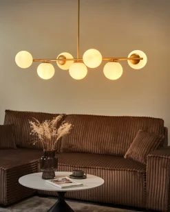 Lampadario KARLA Metallo Oro