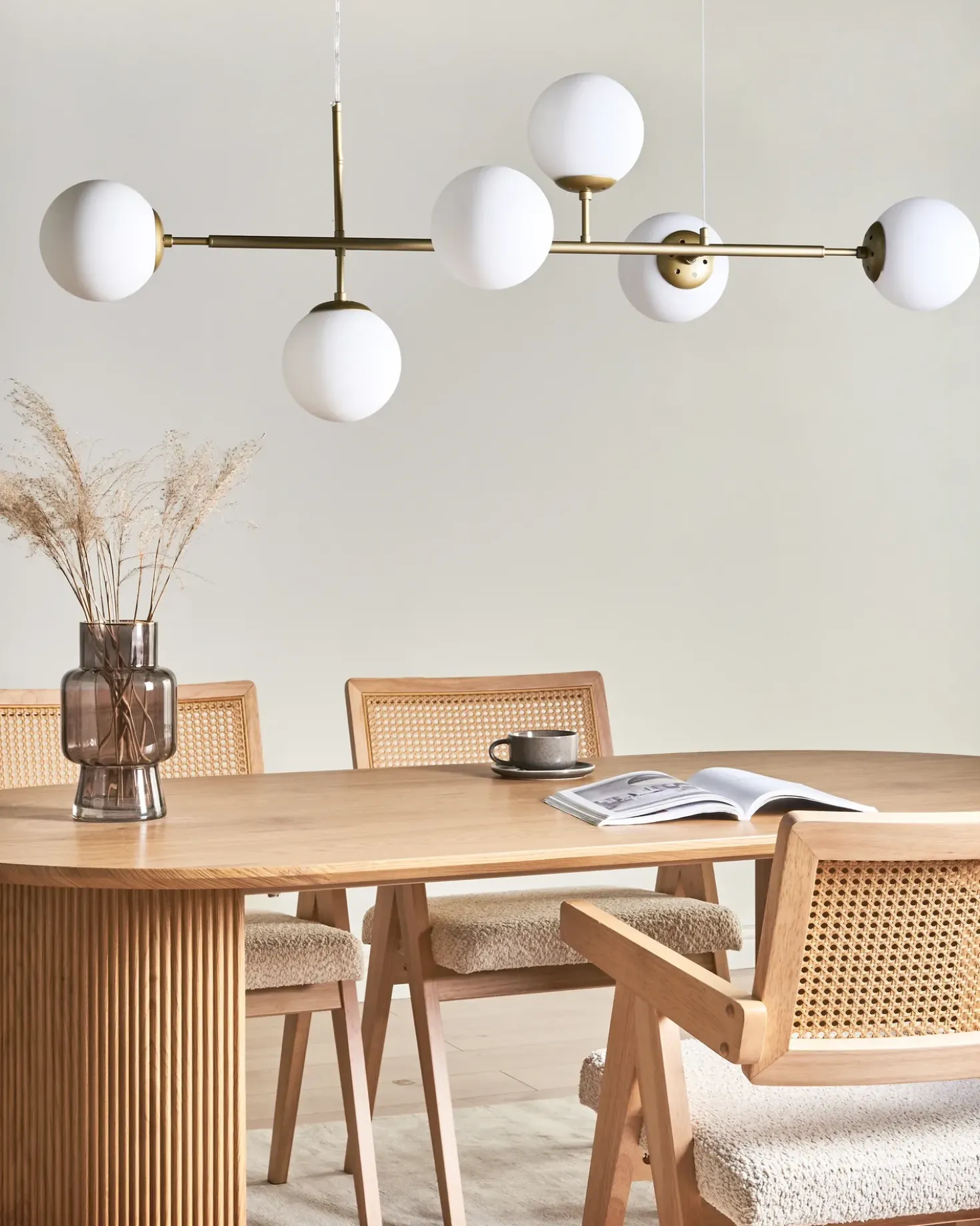 Lampadario KASARI Metallo Oro