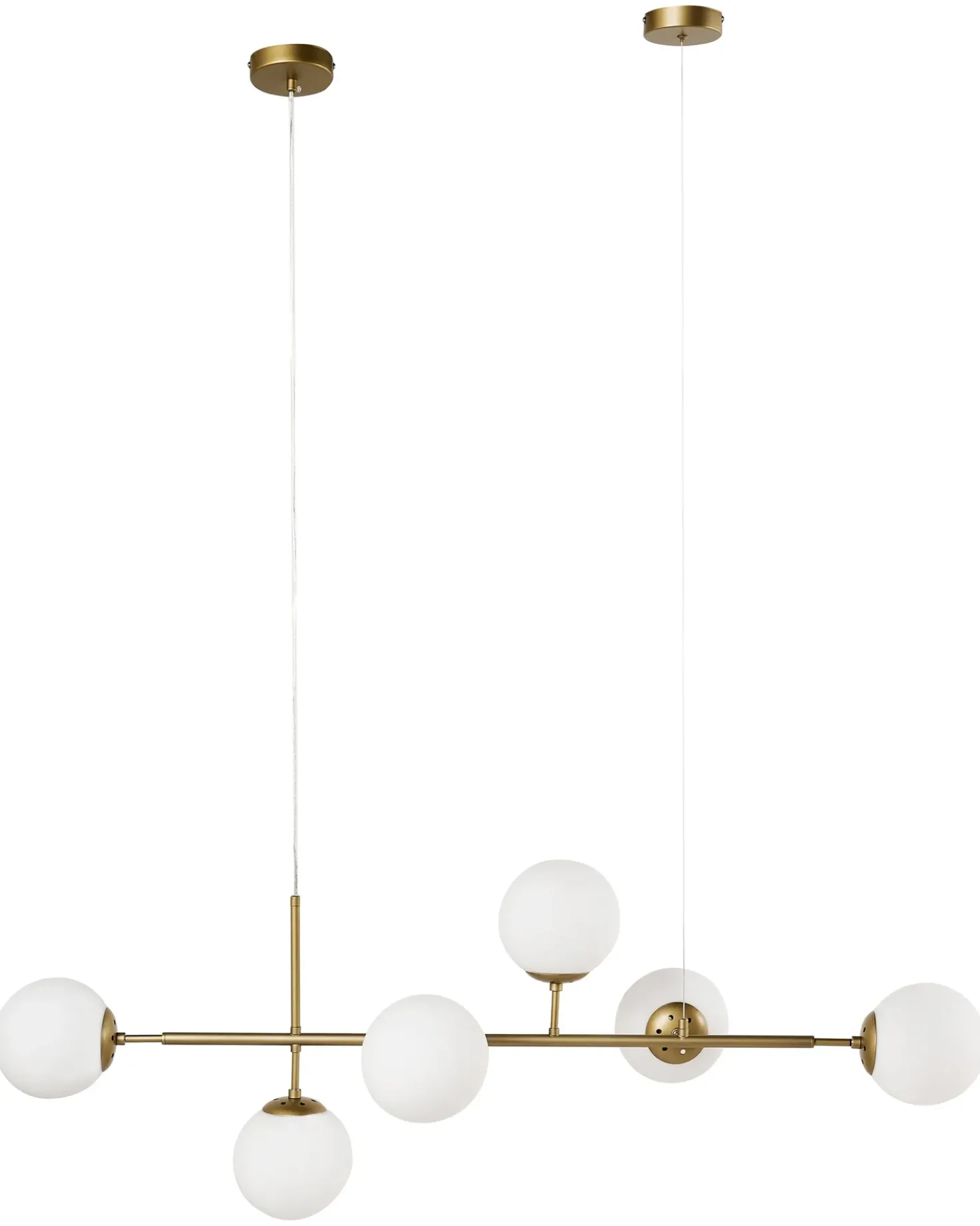Lampadario KASARI Metallo Oro