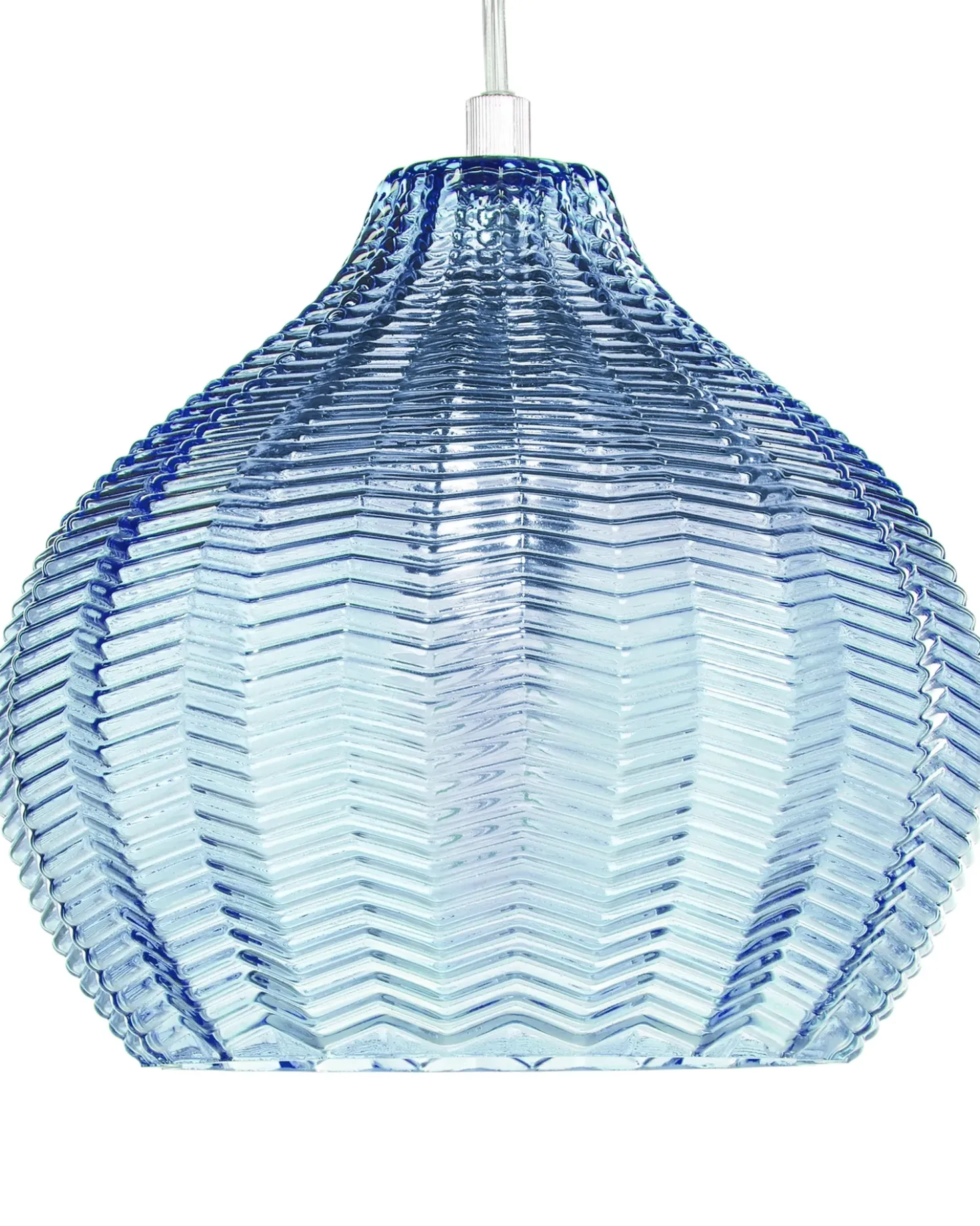 Lampadario KEILA Vetro Blu
