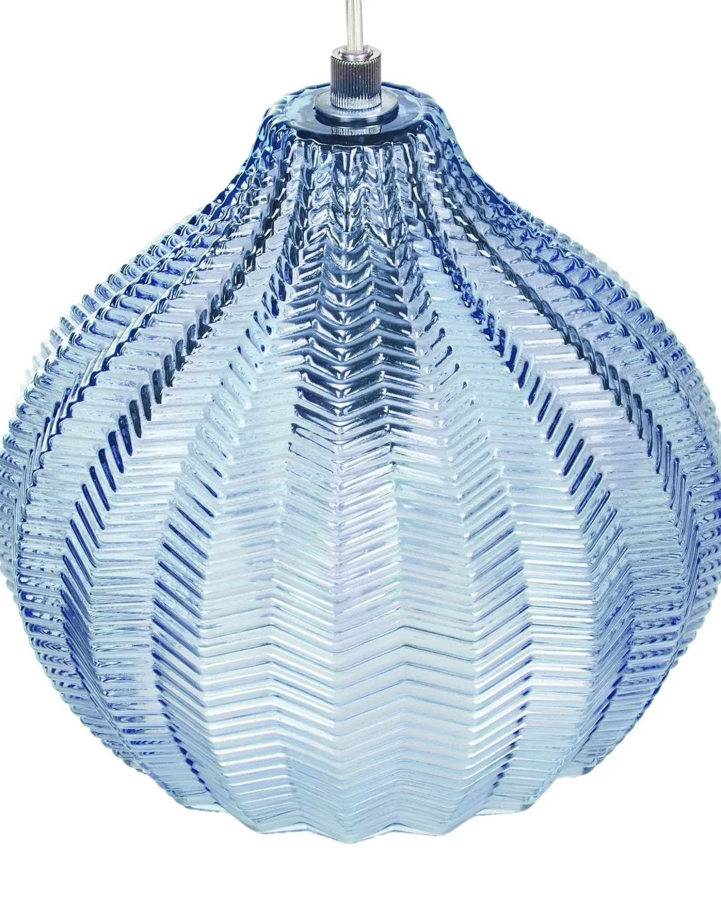 Lampadario KEILA Vetro Blu