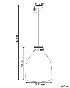 Lampadario KELAKAS Vimini Naturale