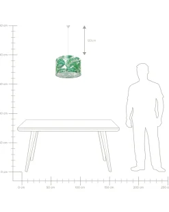 Lampadario KELLS Verde