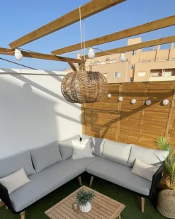 Lampadario KIBI Rattan Naturale