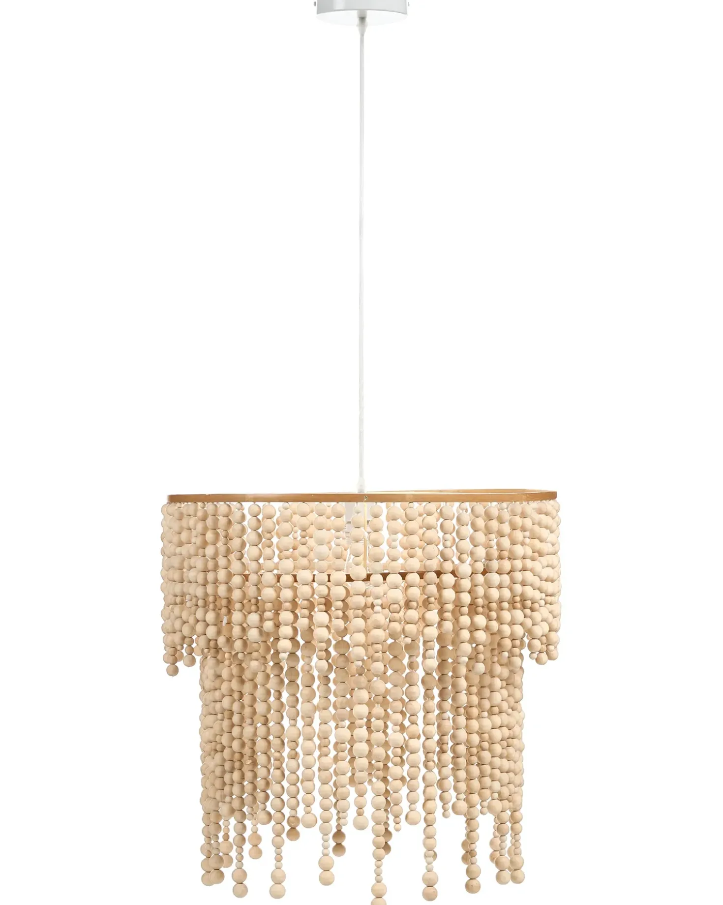 Lampadario KIRINDI Legno Marrone chiaro