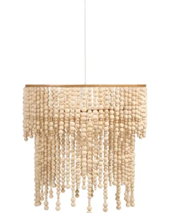Lampadario KIRINDI Legno Marrone chiaro