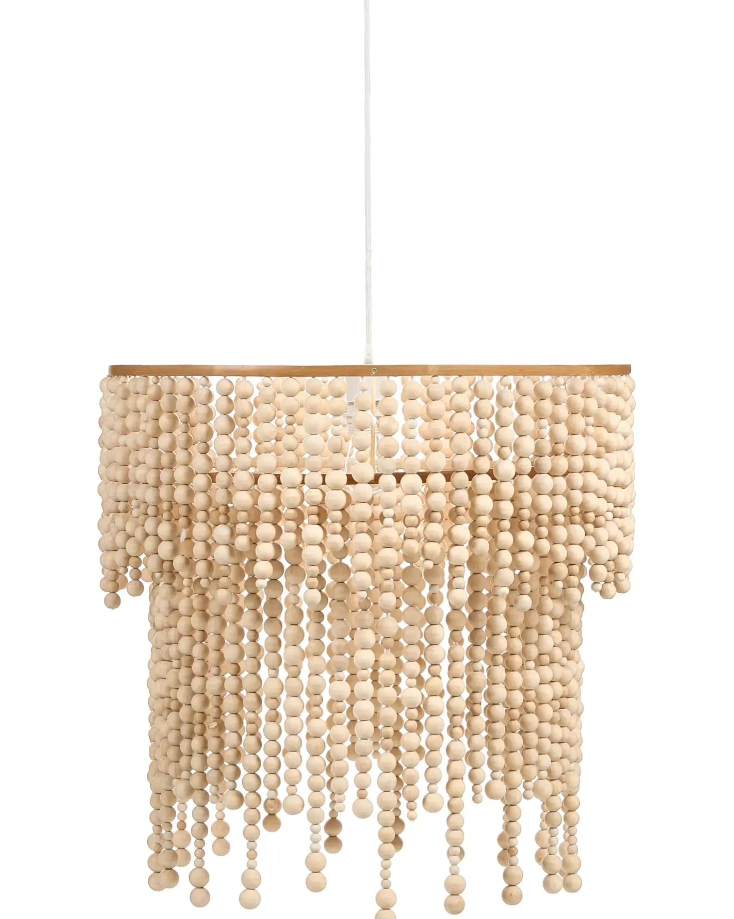 Lampadario KIRINDI Legno Marrone chiaro