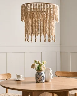 Lampadario KIRINDI Legno Marrone chiaro