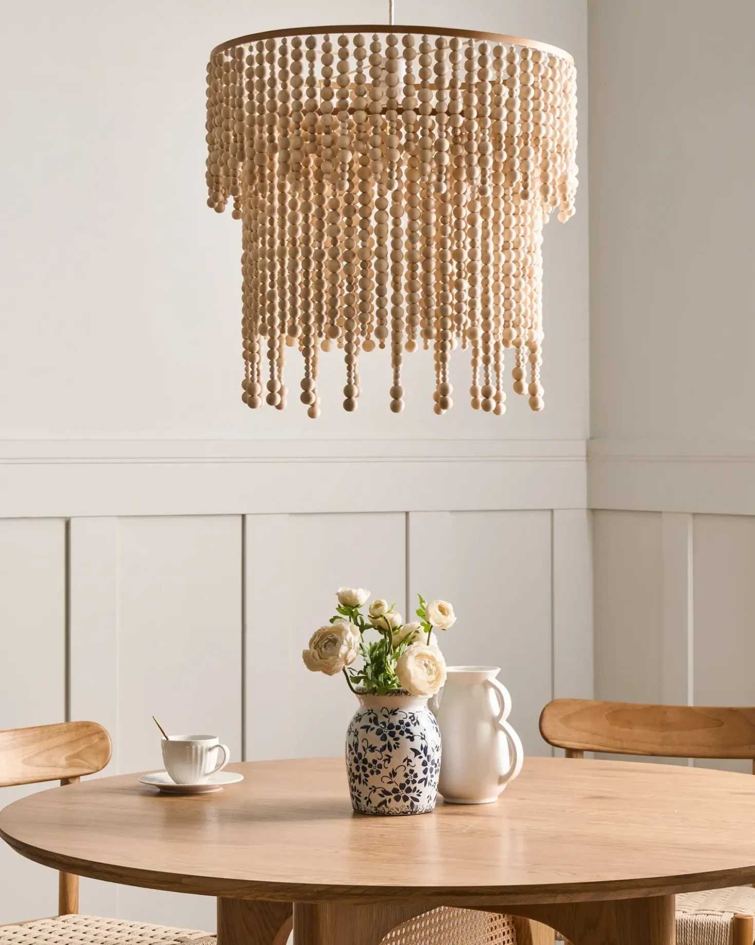 Lampadario KIRINDI Legno Marrone chiaro