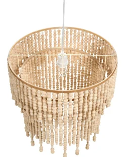 Lampadario KIRINDI Legno Marrone chiaro