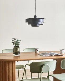 Lampadario KOLGA Metallo Nero