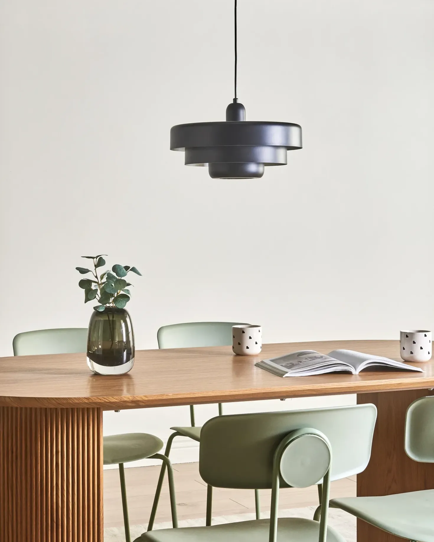 Lampadario KOLGA Metallo Nero