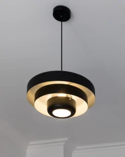 Lampadario KOLGA Metallo Nero