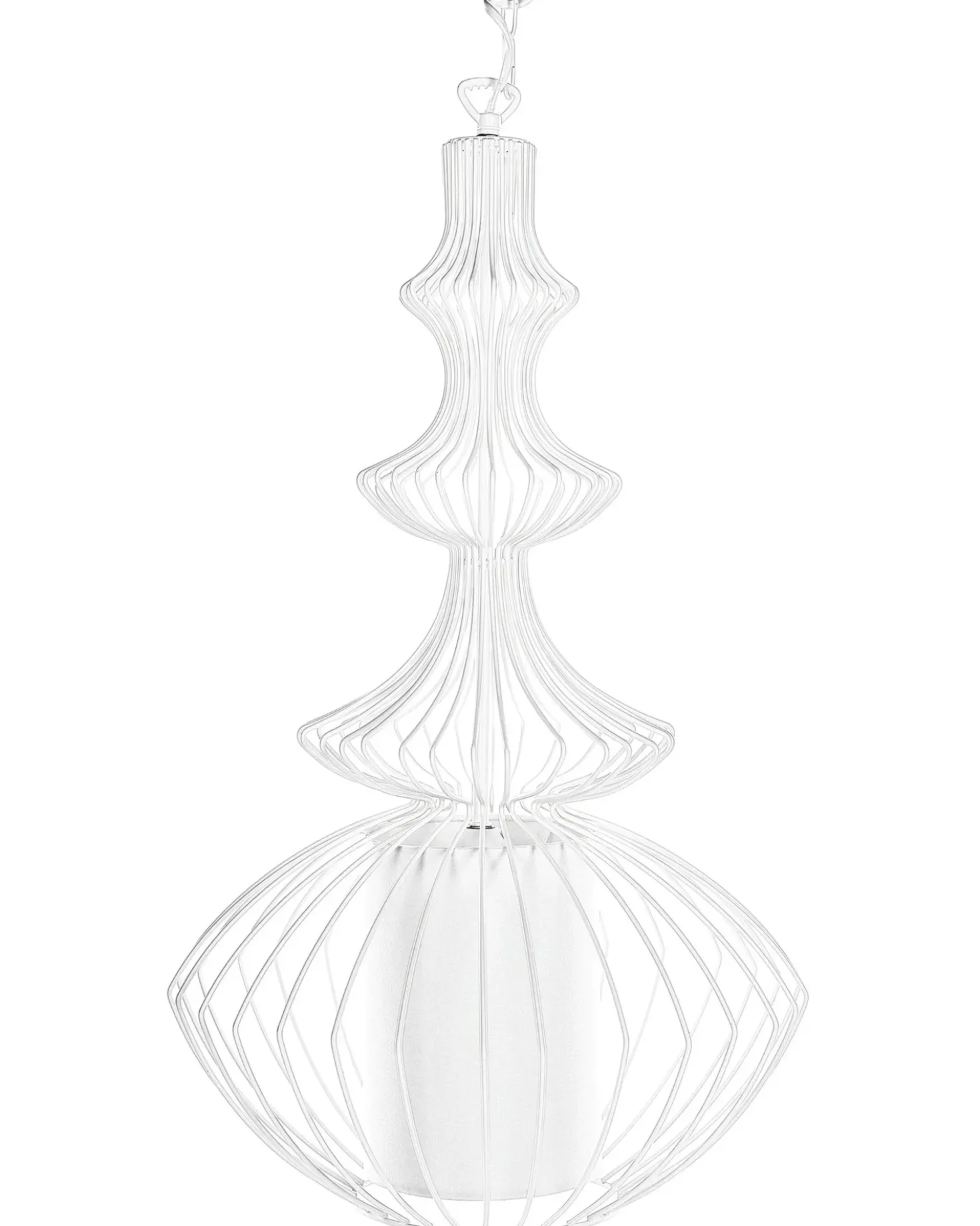 Lampadario KOLVA Metallo Bianco