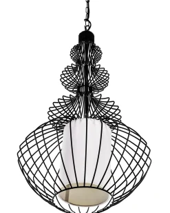 Lampadario KOLVA Metallo Nero