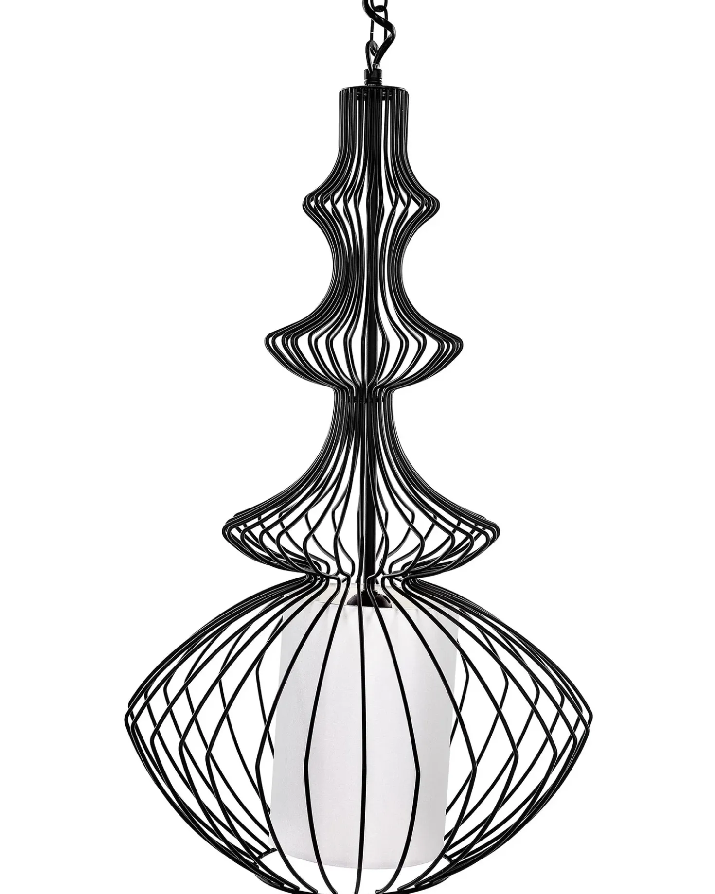 Lampadario KOLVA Metallo Nero