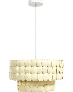 Lampadario KOTMALE Guscio di cocco Beige chiaro