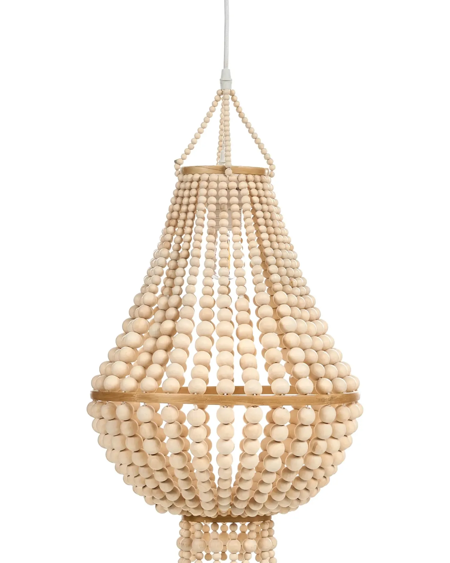 Lampadario KUMBUKKAN Legno Marrone chiaro