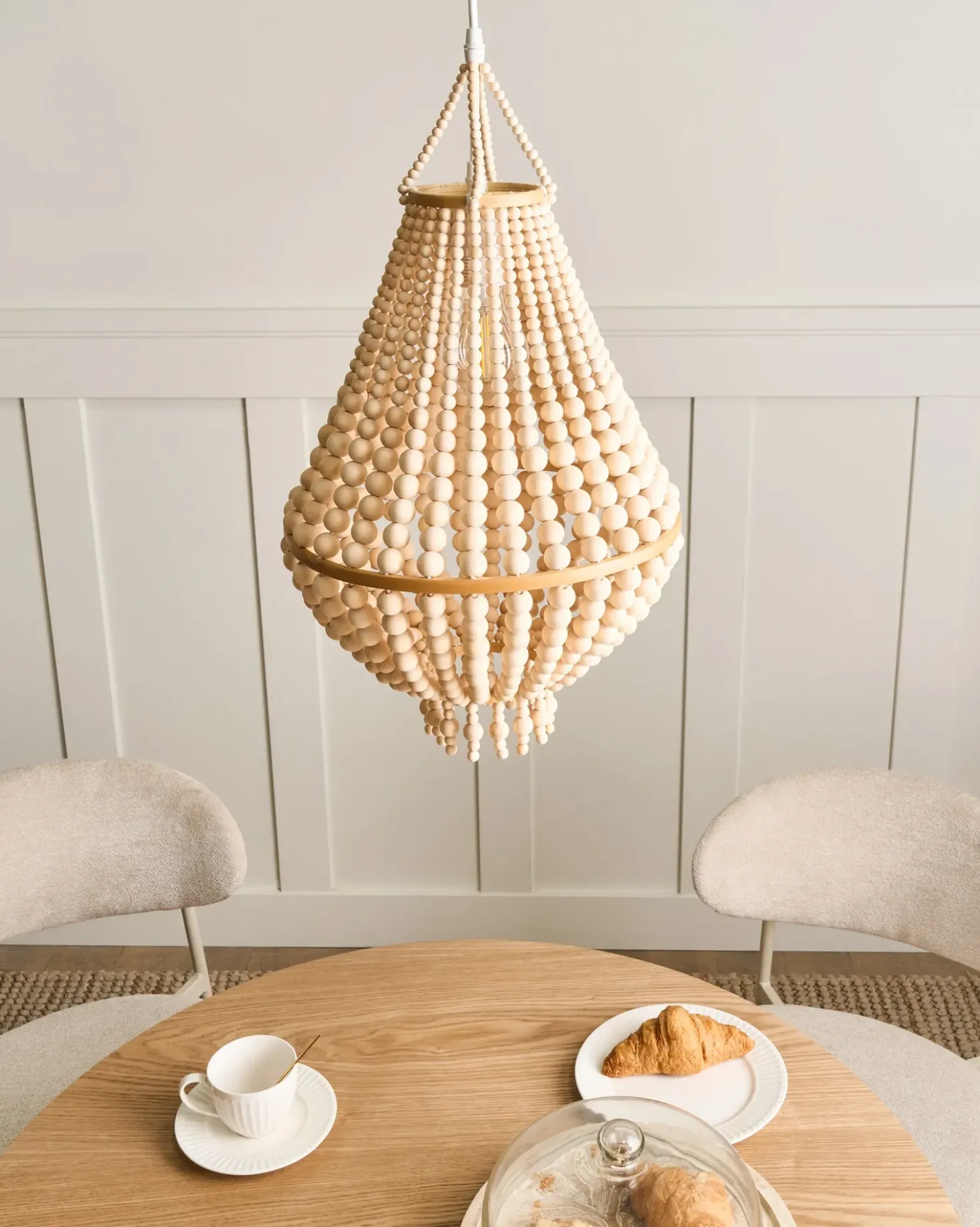 Lampadario KUMBUKKAN Legno Marrone chiaro