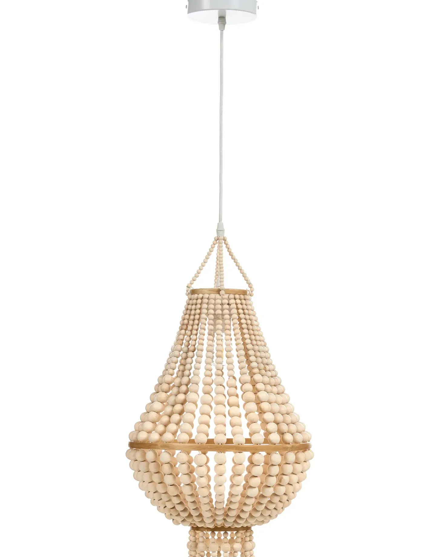 Lampadario KUMBUKKAN Legno Marrone chiaro