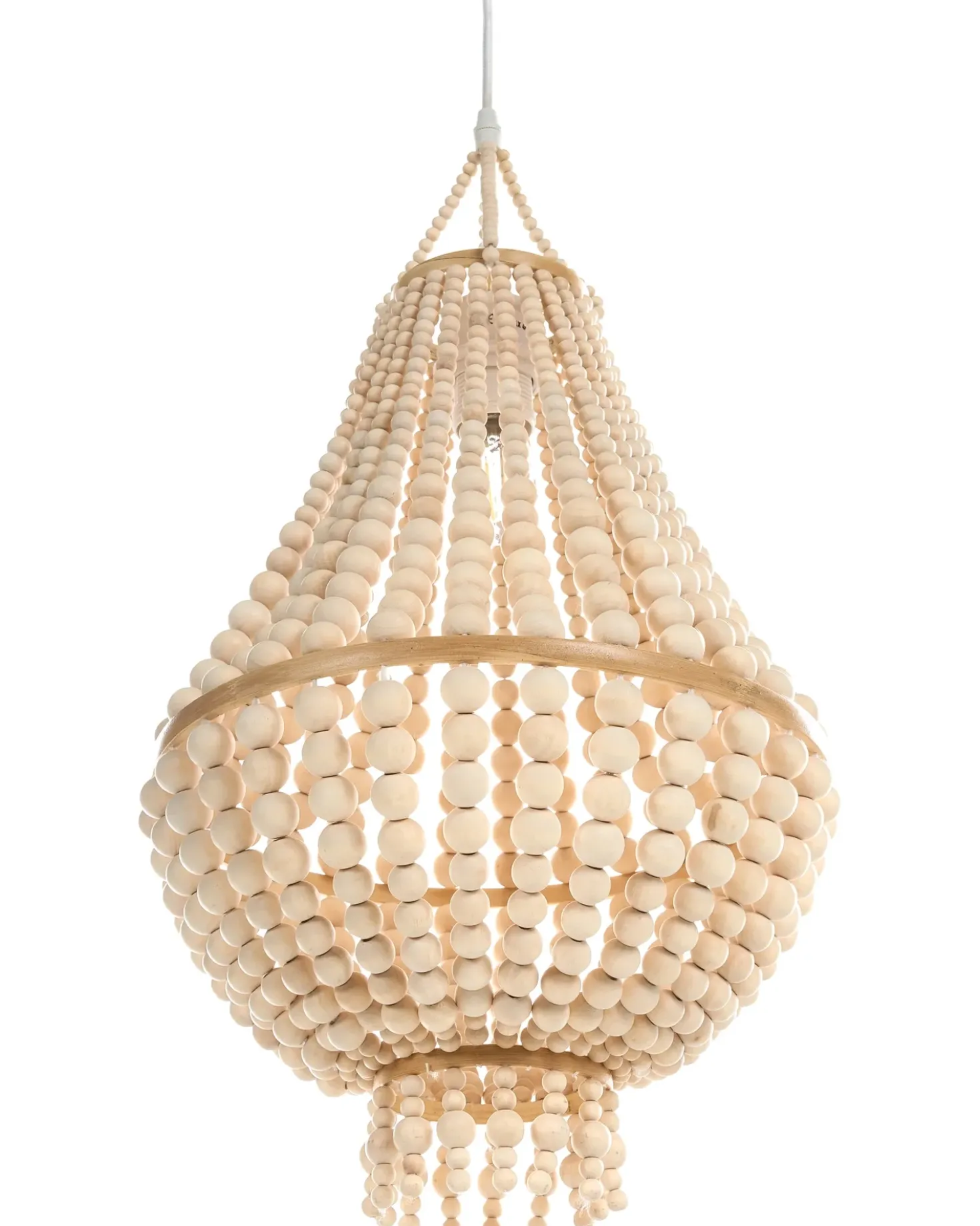 Lampadario KUMBUKKAN Legno Marrone chiaro