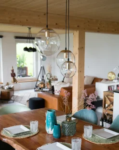 Lampadario LADON Vetro Trasparente