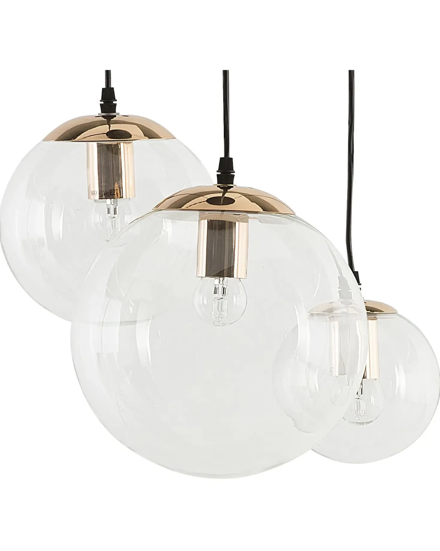 Lampadario LADON Vetro Trasparente